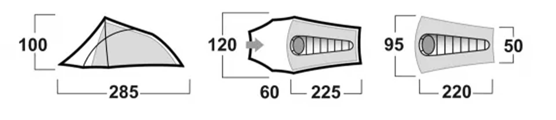 چادر هاسکی مدل FLAME 1