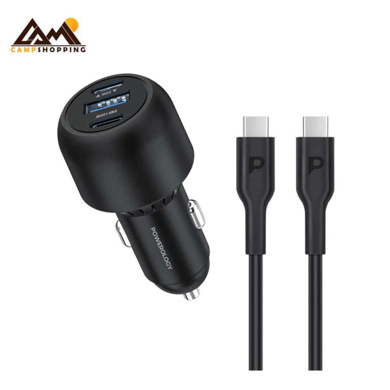 شارژر فندکی 130W پاورولوجی مدل PCCSR007-C