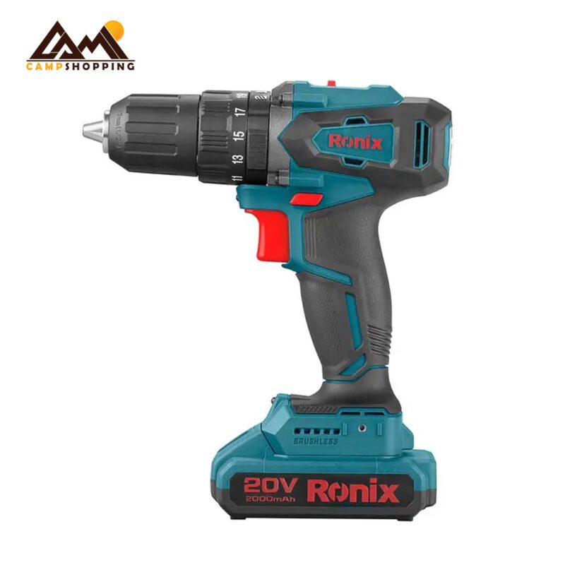 کیت پیچ گوشتی شارژی براش لس RONIX مدل 8900K