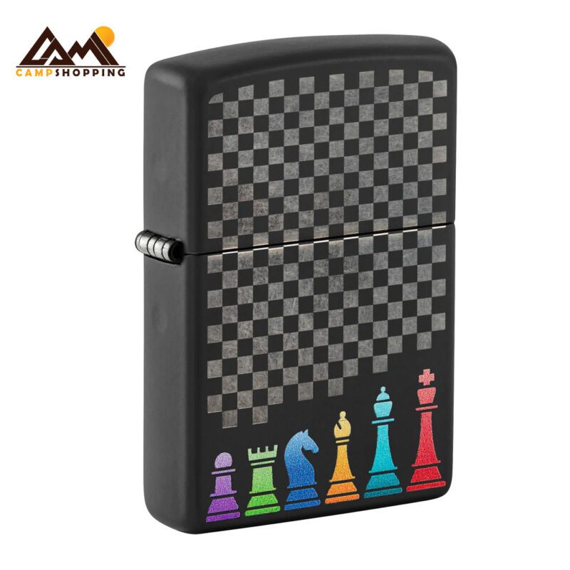 فندک زیپو طرح CHESS PIECES کد 48662