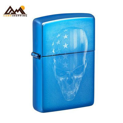 فندک زیپو طرح AMERICAN SKULL DESIGN کد 48739