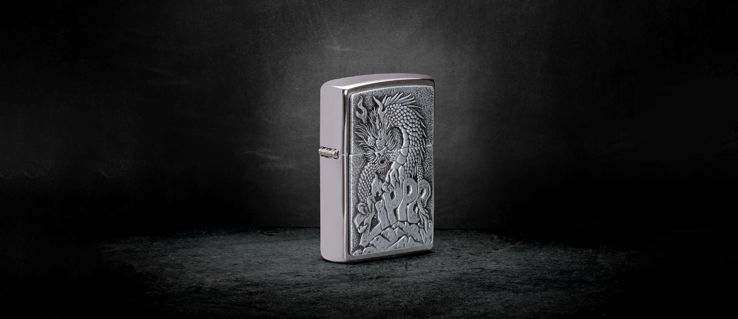 فندک زیپو طرح ZIPPO DRAGON EMBLEM کد 48902