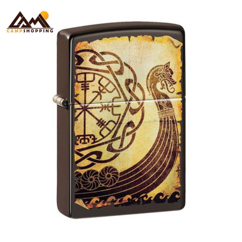 فندک زیپو طرح VIKING WARSHIP DESIGN کد 49182