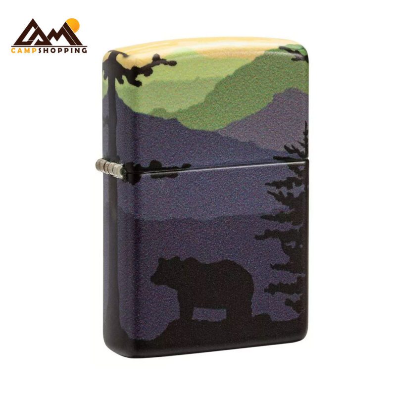 فندک زیپو طرح BEAR LANDSCAPE کد 49482