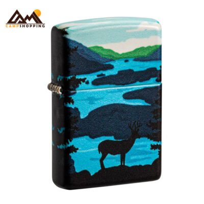 فندک زیپو طرح DEER LANDSCAPE کد 49483