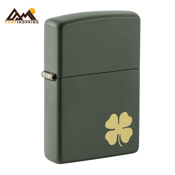 فندک زیپو طرح FOUR LEAF CLOVER کد 49796