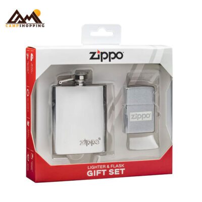 ست فندک و فلاسک جیبی زیپو مدل ZIPPO LIGHTER AND FLASK GIFT SET