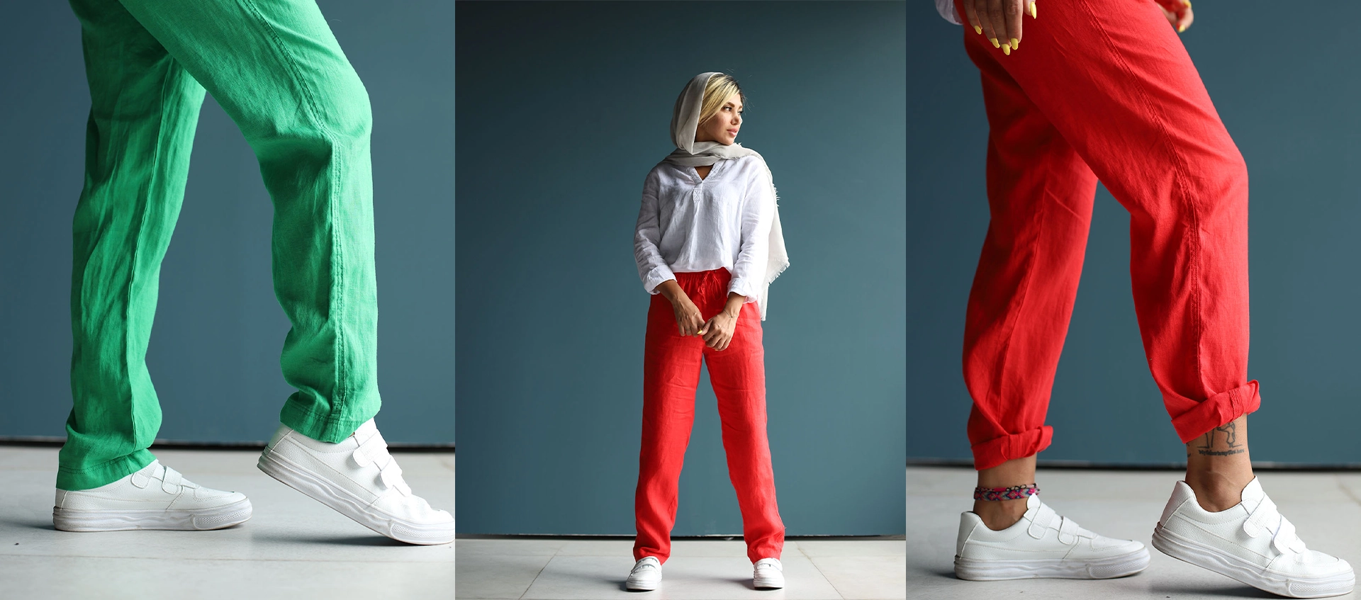 شلوار لینن H&M کد 610805 انتخابی بی‌نقص برای فصل‌های گرم سال است. این شلوار از ترکیب ۹۸٪ کتان طبیعی و ۲٪ اسپندکس تولید شده که هم‌زمان نرمی، تنفس‌پذیری و مقدار کمی کشسانی برای راحتی بیشتر در حرکت را فراهم می‌کند. پارچه لینن این شلوار نه‌تنها سبک و خنک است بلکه ظاهری شیک و طبیعی دارد که هم برای استایل روزمره و هم برای موقعیت‌های نیمه‌رسمی مناسب است. طراحی این شلوار کاملاً یونی‌سکشوال بوده و به گونه‌ای دوخته شده که برای خانم‌ها و آقایان مناسب باشد. برش ساده و آزاد آن باعث شده تا تنخور راحتی داشته باشد و در طول روز احساس آزادی و سبکی را حفظ کند. چه در خانه، چه در سفر یا یک پیاده‌روی عصرگاهی در هوای گرم، این شلوار به‌خوبی نیاز شما به یک لباس خنک، سبک و بادوام را برطرف خواهد کرد. از آن‌جایی که لینن به‌طور طبیعی قابلیت تهویه بالا دارد، این شلوار گزینه‌ای فوق‌العاده برای تابستان محسوب می‌شود.