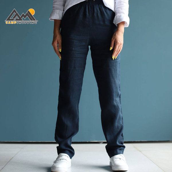 شلوار لینن اچ اند ام کد 610805