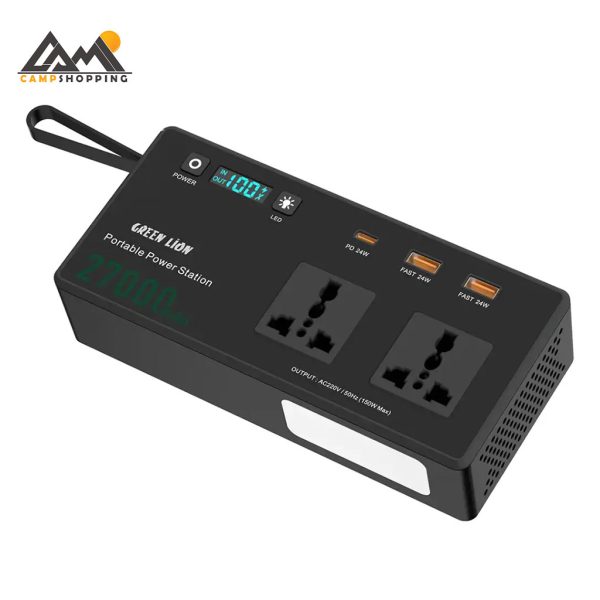 مینی ژنراتور گرین لاین مدل GNVTMTE27PBBK - ظرفیت 27000 میلی آمپر