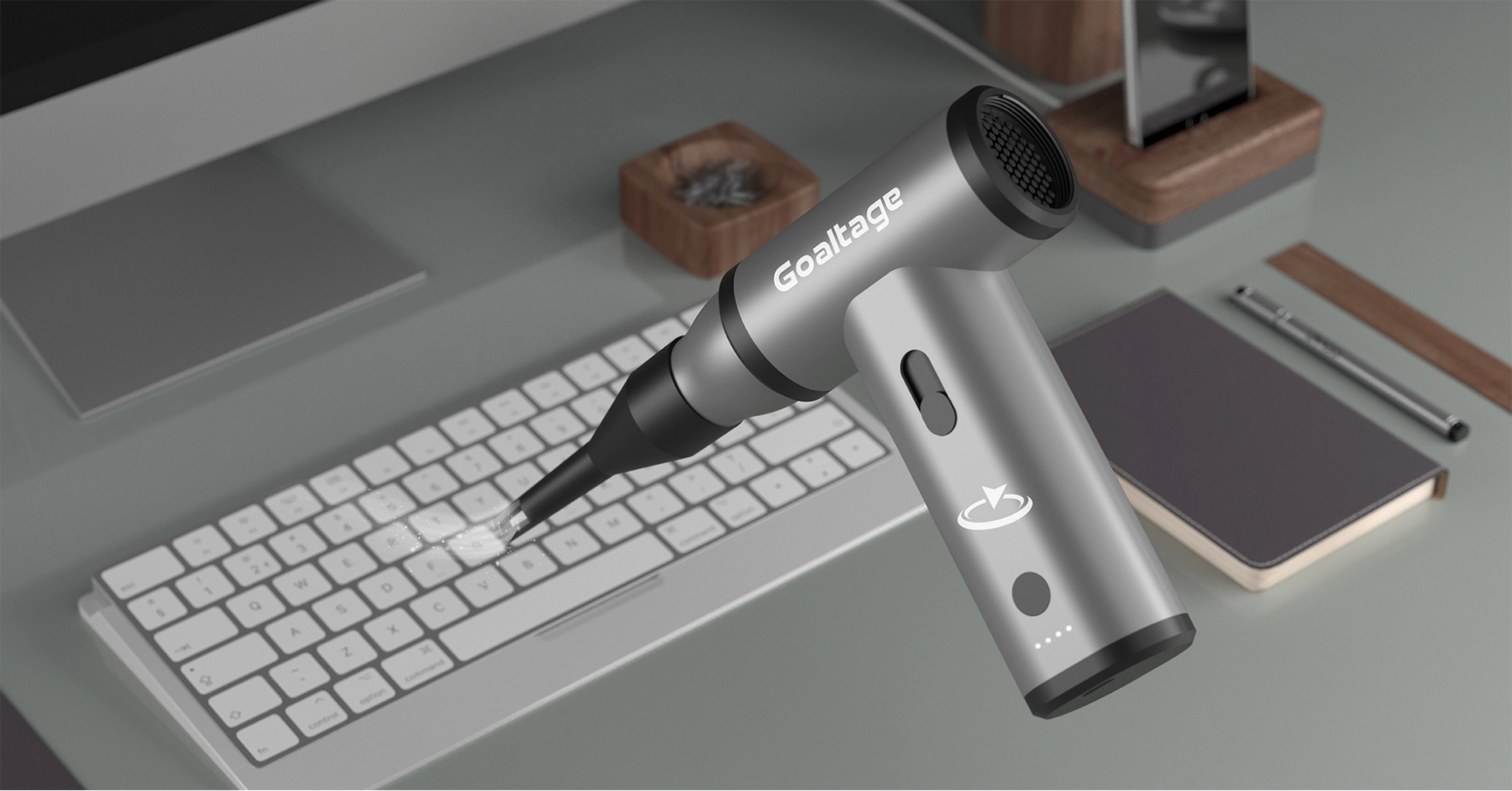 دمنده و مکنده شارژی گلتاژ مدل GT-AD01-80W