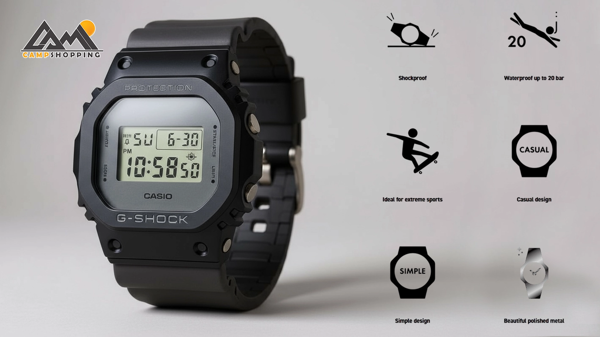 ساعت کاسیو سری G-SHOCK مدل GM-5600MF-2DR