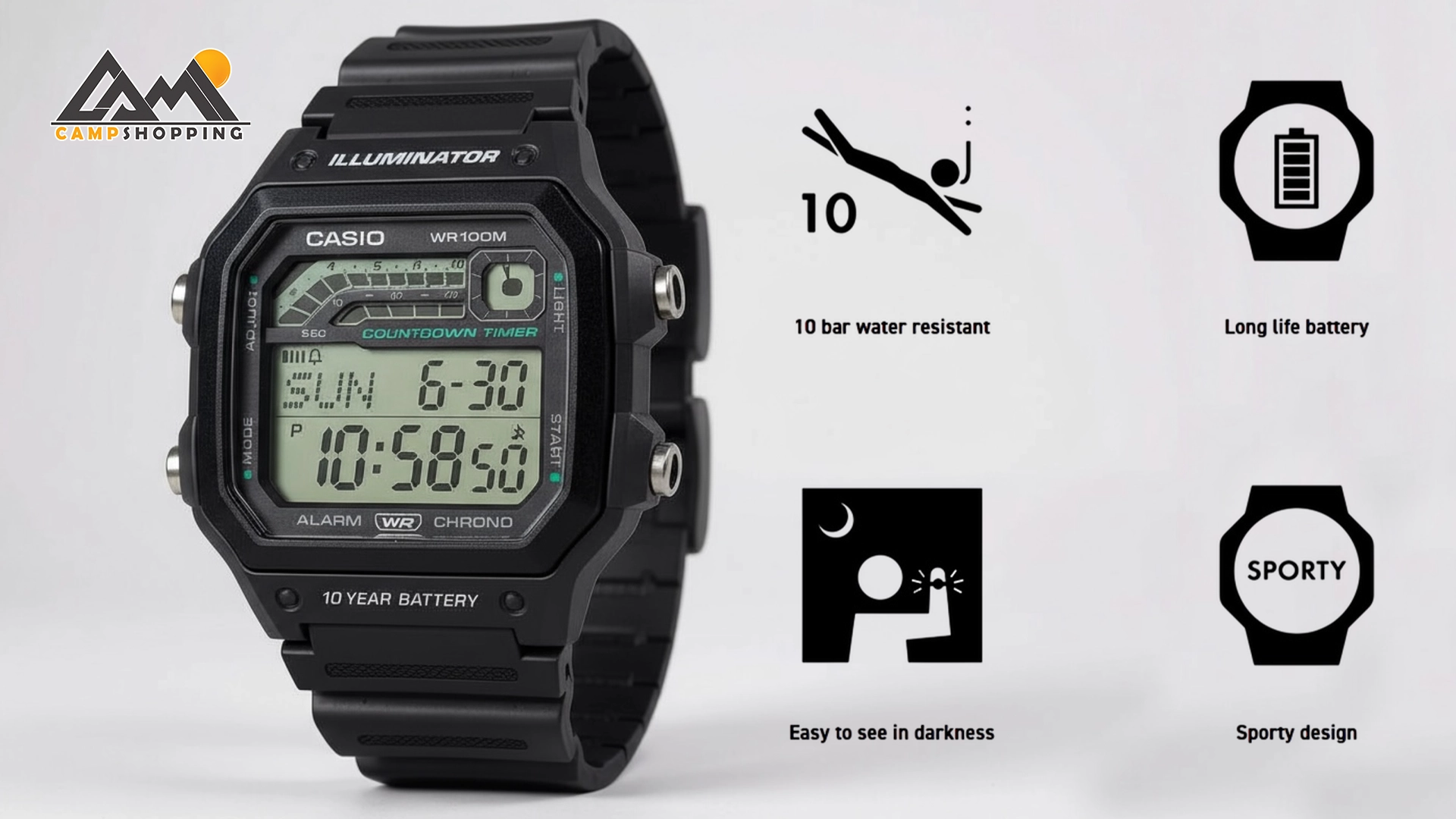 ساعت کاسیو مدل WS-1600H-8A