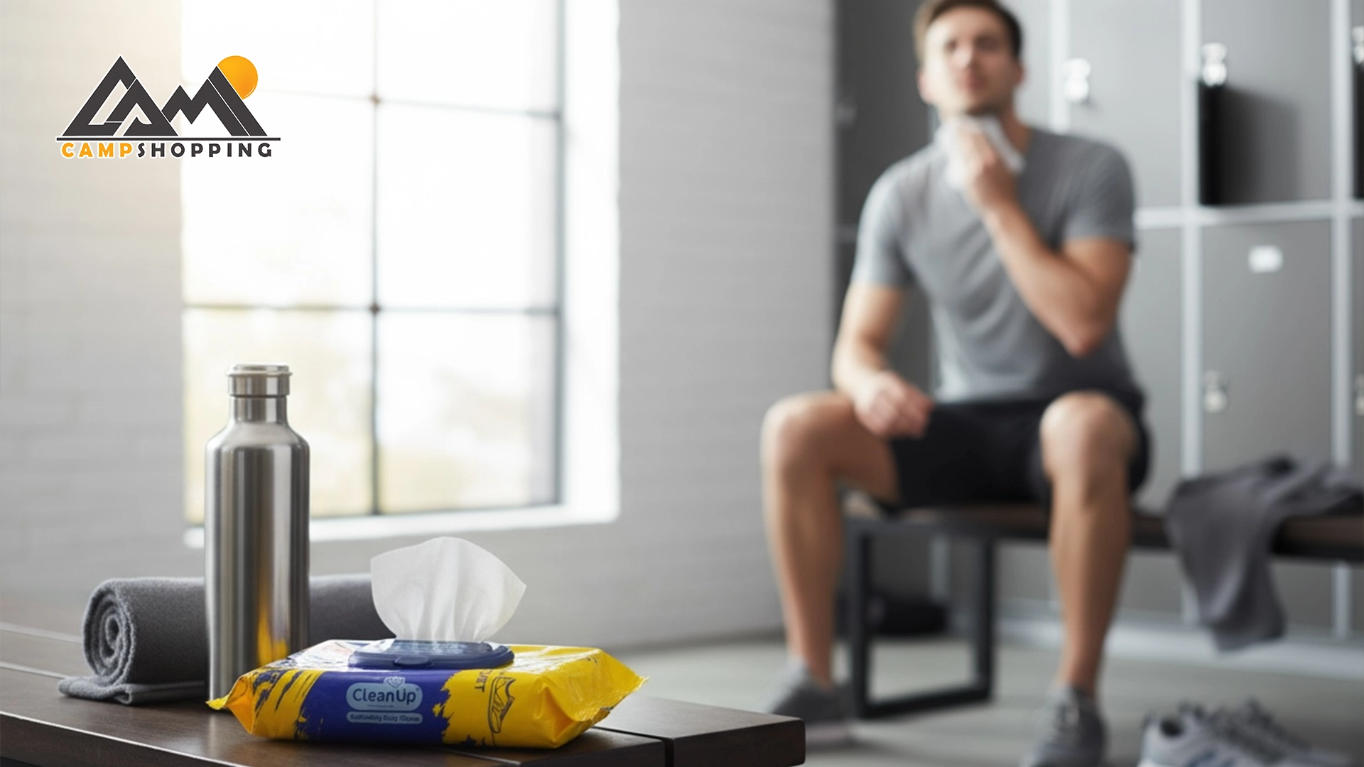 دستمال مرطوب بدن کلین آپ مدل اسپرت - 50 عددی