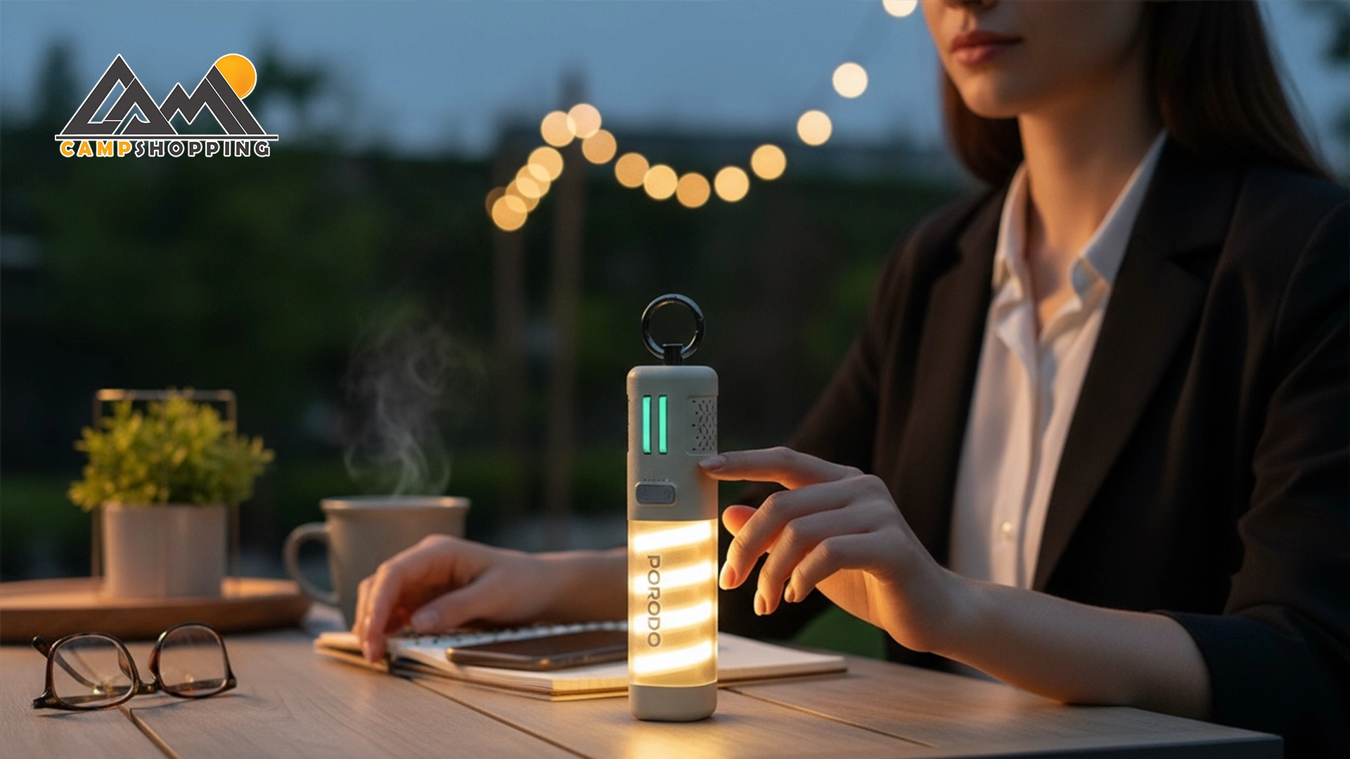 پاوربانک چندکاره پرودو مدل POWER BEAM کد PDNDC017