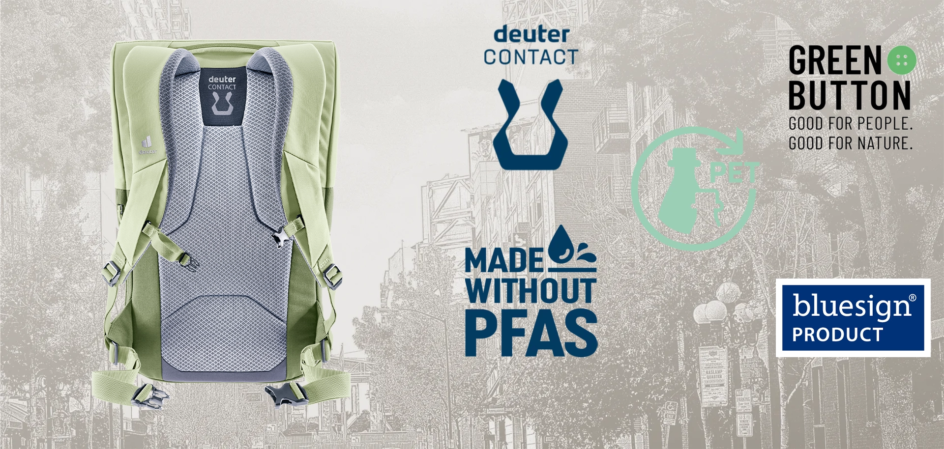 کوله 10+16 لیتر دیوتر مدل UP SEOUL سری 2024