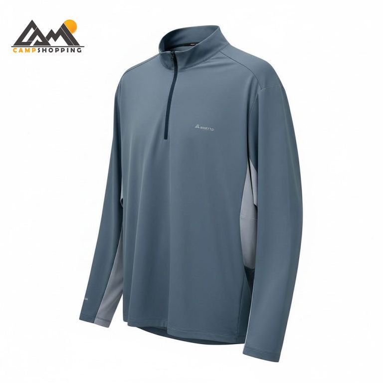 بلوز نیم زیپ مردانه هامتو مدل 18U154A