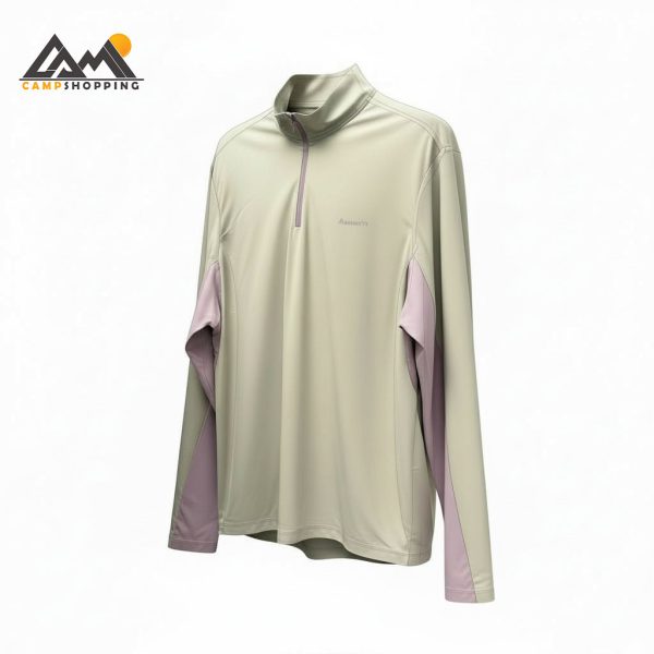 بلوز نیم زیپ زنانه هامتو مدل 18U154B