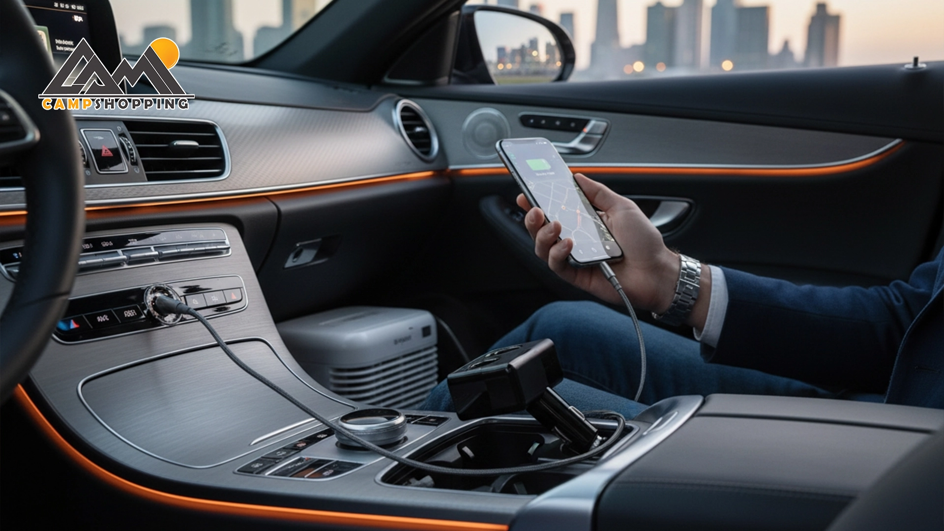 شارژر فندکی پاورولوجی مدل BRIO 54W کد PWX341BK