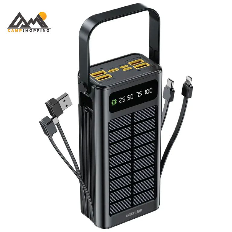 پاوربانک گرین لاین مدل SOLAR X کد GNSOL49PB30BK ظرفیت 30000 میلی آمپر