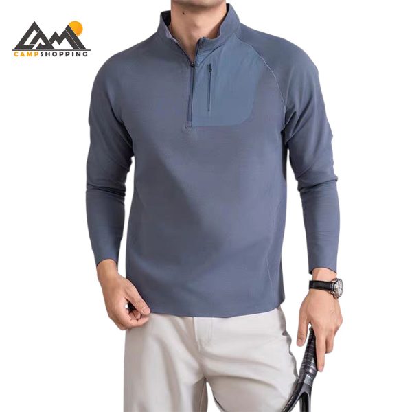 بلوز نیم زیپ مردانه اسنوهاک مدل 7456