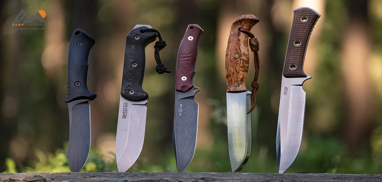 انواع مدل های چاقو طبیعت گردی