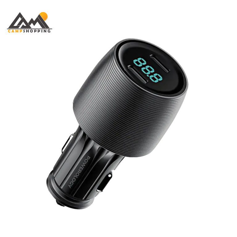 شارژر فندکی 66 وات پاورولوجی مدل VELOX کد PCCSR021BK