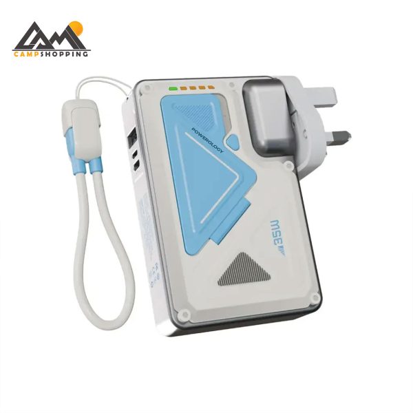 پاوربانک مگسیف پاورولوجی مدل WALL CHARGER کد PPBCHA80 - ظرفیت 10000 میلی آمپر