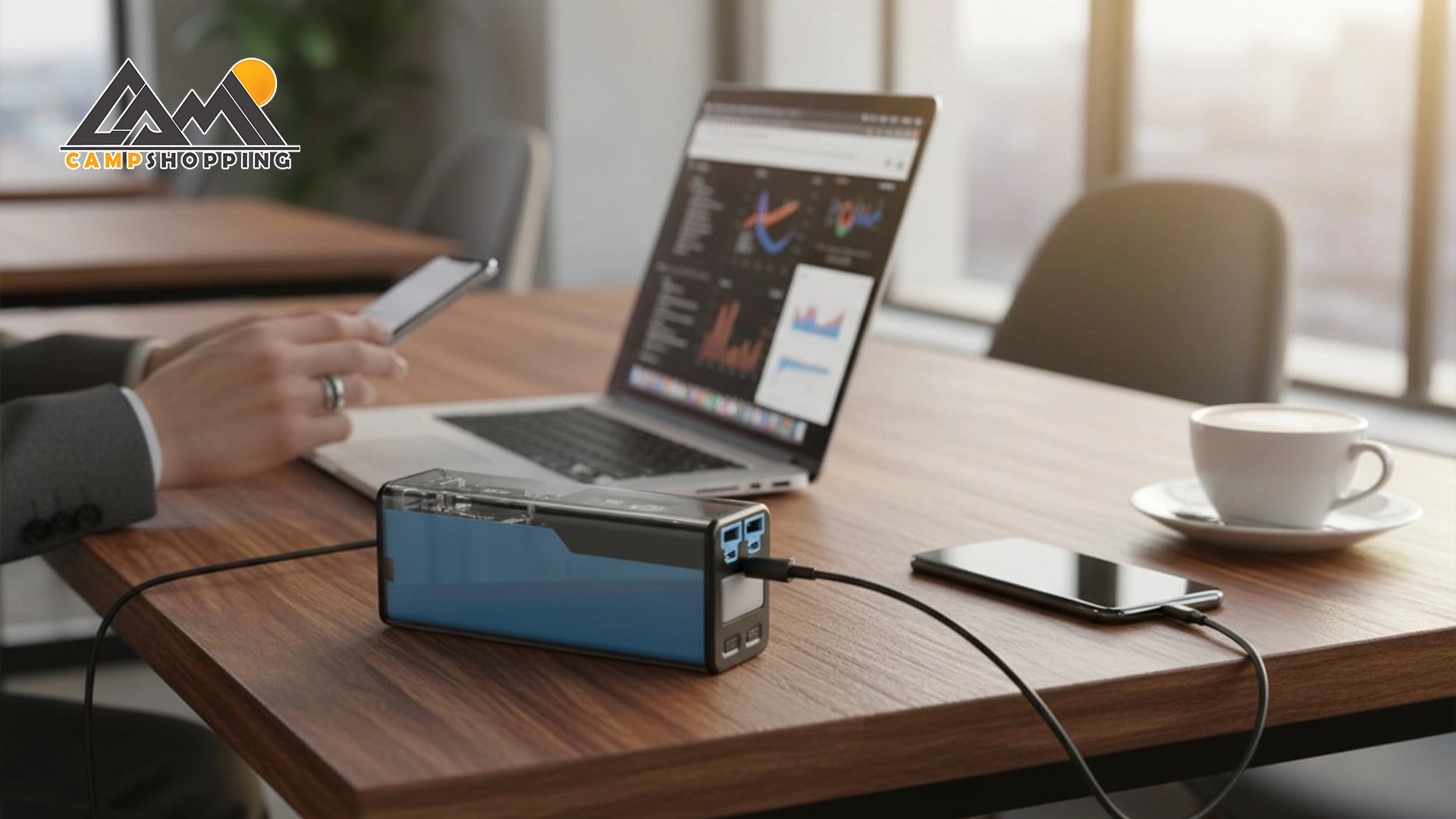 پاوربانک پاورولوجی مدل Énergie کد PPBCHA93BK حجم 27000 میلی آمپر